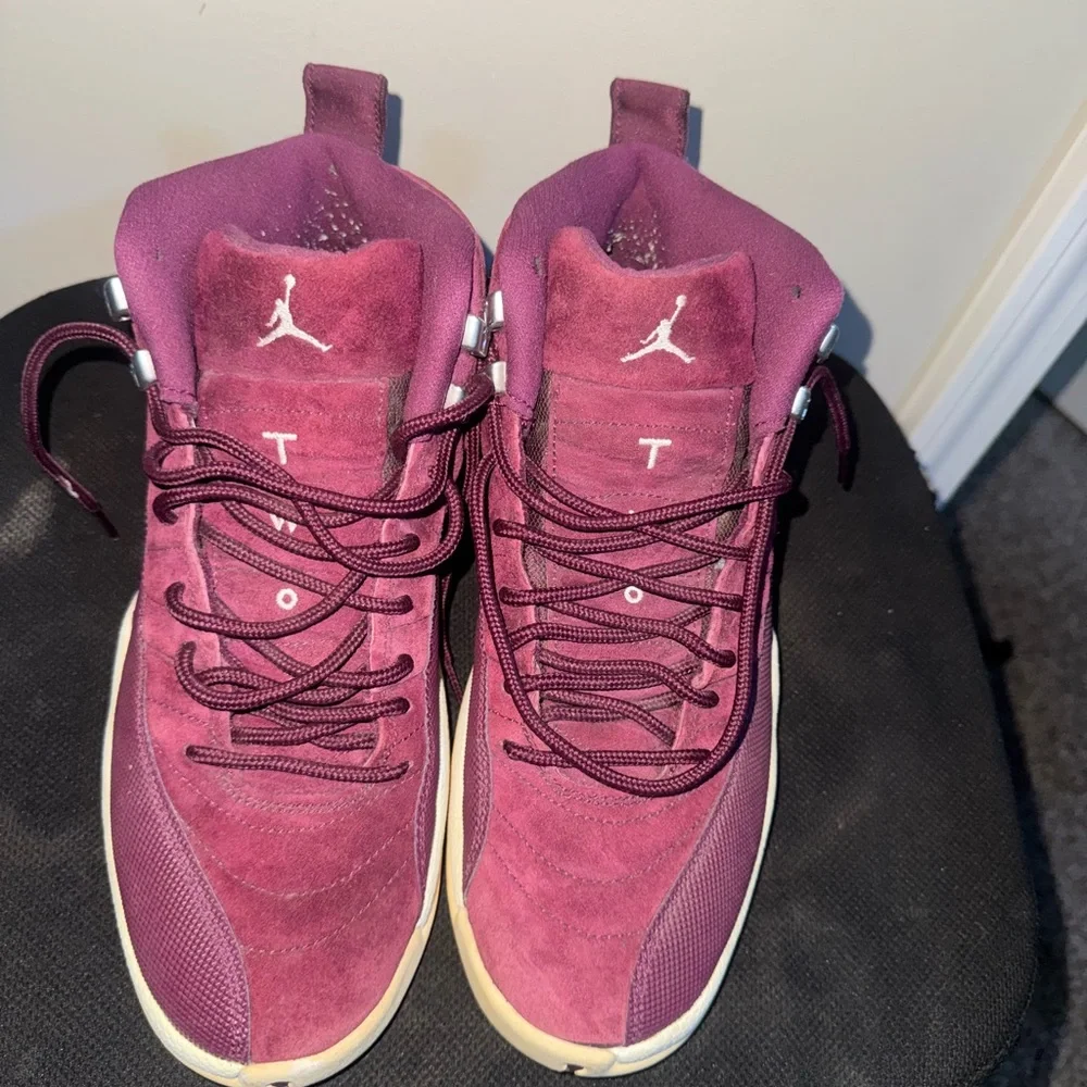 Air Jordan 12 Maroon Sneakers - Picture 1 of 1
